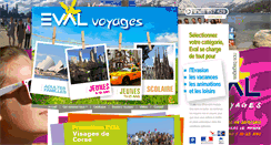 Desktop Screenshot of eval-voyages.com